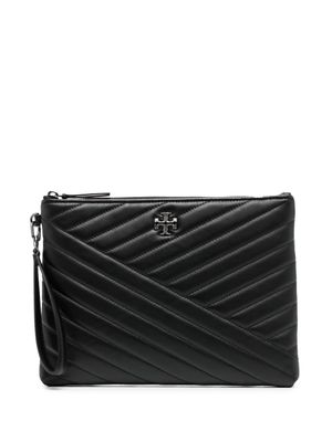 Tory Burch pochette Kira matelassée à chevrons - Noir