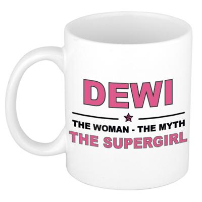 Dewi cadeau mok - Woman Myth Supergirl - naam koffiemok - 300 ml - collega - moederdag Dewi cadeau mok - Woman Myth Supergirl - naam koffiemok - 300 ml - collega - moederdag
