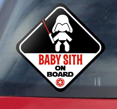 Sticker Baby Sith On Board