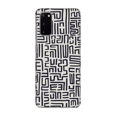 Moroccan Print: Volledig geprint Samsung Galaxy S20 Hoesje