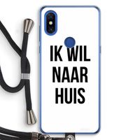 Ik wil naar huis: Xiaomi Mi Mix 3 Transparant Hoesje met koord