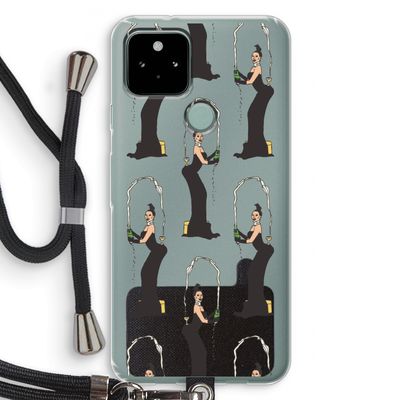 Pop Some Kim: Pixel 5 Transparant Hoesje met koord