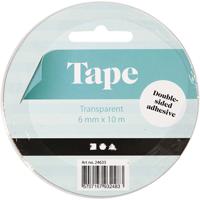 Creativ Company Dubbelzijdig Klevend Tape 6mm, 10m