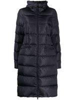 Moncler manteau Avocette à patch logo - Bleu