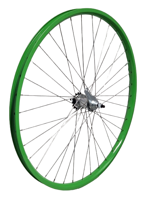 Amk achterwiel 28 inch (622) alloy velg alu groen ventura remnaaf Amk achterwiel 28 inch (622) alloy velg alu groen ventura remnaaf