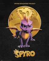 Spyro Golden Dragon Poster 40x50cm - thumbnail