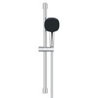 GROHE Vitalio Comfort QuickFix Glijstangset - 60cm - met handdouche - 3 straalsoorten - 8.0l/min - met slang - 175cm - chroom 26096001