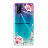 Rozen: Oppo A52 Transparant Hoesje