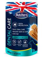 BUTCHER'S Dental Care - dental snack voor middelgrote honden - 180g