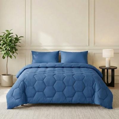 Wasbaar Easy Dekbed Zonder Overtrek - Zonder Overtrek - Blauw - Dekbed-Discounter.nl