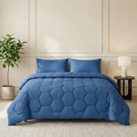 Wasbaar Easy Dekbed Zonder Overtrek - Zonder Overtrek - Blauw - Dekbed-Discounter.nl