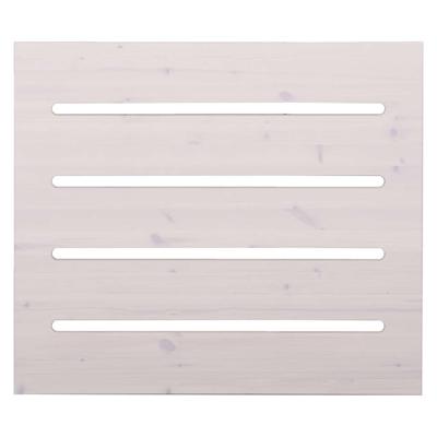 Leen Bakker - Hutwand Ties - Off-white - Dicht (1 Stuk) - Grenenhout - Wit - 86x74.5x1.5 Cm