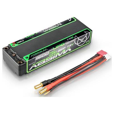 Absima LiPo accupack 7.6 V 9600 mAh Aantal cellen: 2 140 C Hardcase 5 mm, T-stekkers