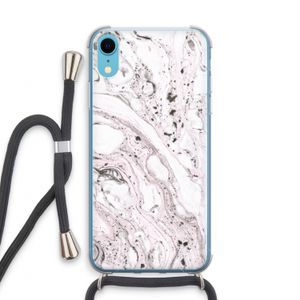 Mengelmoes: iPhone XR Transparant Hoesje met koord