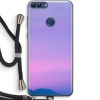 Sunset pastel: Huawei P Smart (2018) Transparant Hoesje met koord