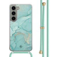 Samsung Galaxy S23 hoesje met mint koord - Touch of mint