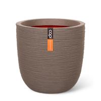 Pot bol Rib NL 35x34 warm taupe bloempot - Capi europe