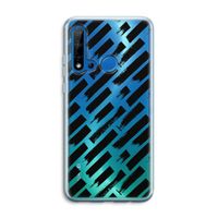 Zwarte vegen: Huawei P20 Lite (2019) Transparant Hoesje