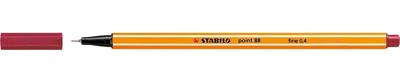 STABILO point 88 fineliner, karmijnrood