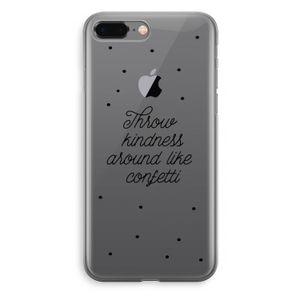 Confetti: iPhone 8 Plus Transparant Hoesje