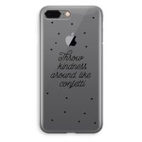 Confetti: iPhone 8 Plus Transparant Hoesje Confetti: iPhone 8 Plus Transparant Hoesje