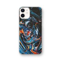 Black Unicorn: iPhone 12 Transparant Hoesje