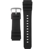 Horlogeband Casio 10257901 / WVA-320J-1E Kunststof/Plastic Zwart 22mm