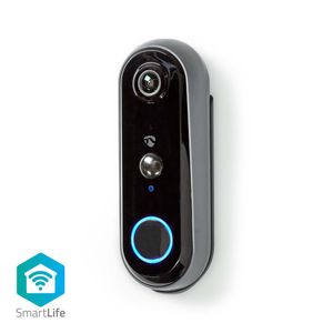 Nedis SmartLife Videodeurbel | Wi-Fi | Full HD 1080p | IP54 | Grijs | 1 stuks - WIFICDP20GY WIFICDP20GY
