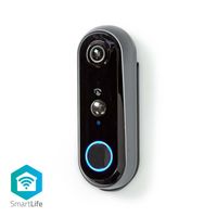 Nedis SmartLife Videodeurbel | Wi-Fi | Full HD 1080p | IP54 | Grijs | 1 stuks - WIFICDP20GY WIFICDP20GY