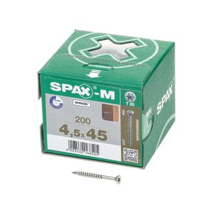 Spax-m t20 dd boorp 4,5x45(200)