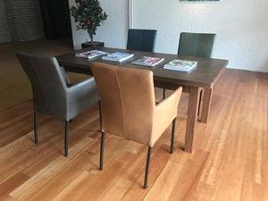 Set van 4 leren eetkamerstoelen - diverse kleuren leer - Echt leer, Modern, ontdek de vele Leersoorten en Kleuren bij ShopX