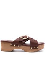 Ancient Greek Sandals sabots Marilisa cloutés - Marron - thumbnail