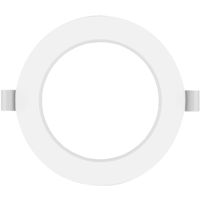 LED Downlight Pro - Aigi Trinko - Inbouw Rond 6W - Helder/Koud Wit 6500K - Mat Wit - Kunststof - Ø118mm