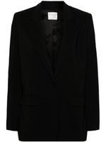 Forte Forte blazer à simple boutonnage - Noir