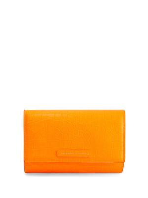 Giuseppe Zanotti pochette Wendy à effet peau de crocodile - Orange
