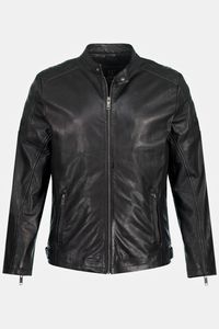 bikerjack, grote maten, , heren, zwart, maat: xxl, leer/katoen, jp1880