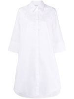 P.A.R.O.S.H. robe-chemise à broderie anglaise - Blanc - thumbnail