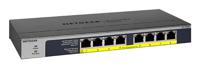 NETGEAR GS108PP Unmanaged Gigabit Ethernet (10/100/1000) Power over Ethernet (PoE) Zwart - thumbnail