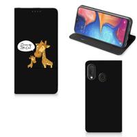 Samsung Galaxy A20e Magnet Case Giraffe