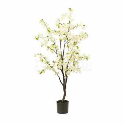 Kunstboom Kersenbloesem Wit 135cm