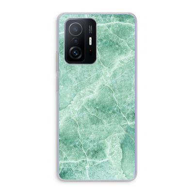 Groen marmer: Xiaomi 11T Transparant Hoesje