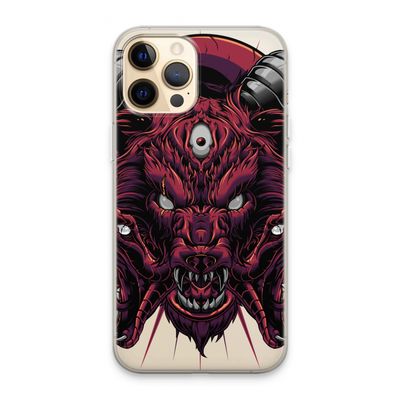 Hell Hound and Serpents: iPhone 13 Pro Max Transparant Hoesje