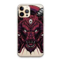 Hell Hound and Serpents: iPhone 13 Pro Max Transparant Hoesje