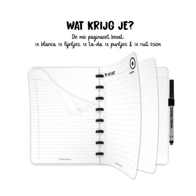 Correctbook Set Extra Pagina's-A5 - mix bladen