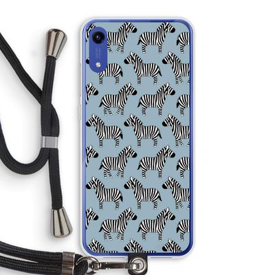 Zebra: Honor Play 8A Transparant Hoesje met koord