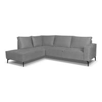 Haluta Hoekbank Assen - 265 x 210 x 84 cm - Grijs - Links