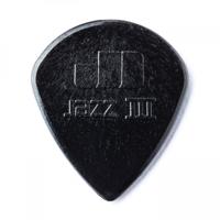 Dunlop Jazz III Plectrum 1.38mm Zwart - Per Stuk
