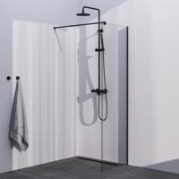 BRAUER Season inloopdouche model C helder glas 70x200 incl. glascoating mat zwart