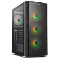 ATX Semi-toren doos Nox-Xtreme 1 Zwart E-ATX