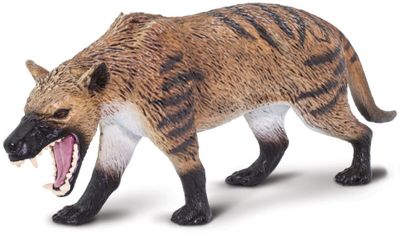 Safari speeldier hyaenodon junior 17 cm bruin/zwart